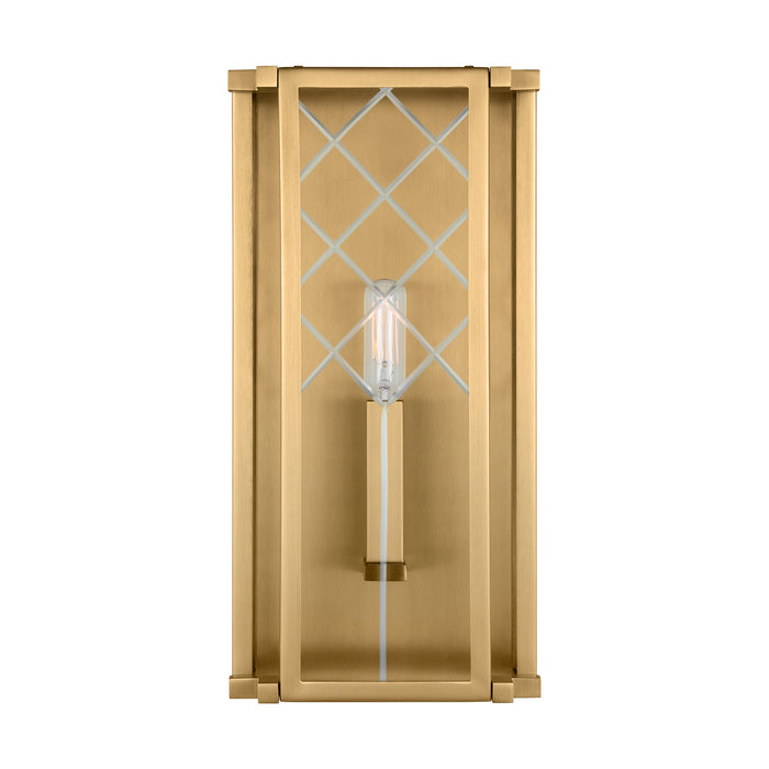 Myhouse Lighting Visual Comfort Studio - AW1161BBS - One Light Wall Sconce - Erro - Burnished Brass