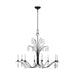 Myhouse Lighting Visual Comfort Studio - CC1598AI - Eight Light Chandelier - Shannon - Aged Iron