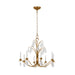 Myhouse Lighting Visual Comfort Studio - CC1608ADB - Eight Light Chandelier - Shannon - Antique Gild