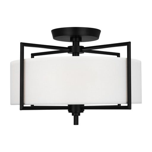 Myhouse Lighting Visual Comfort Studio - CF1122AI - Two Light Semi-Flush Mount - Perno - Aged Iron