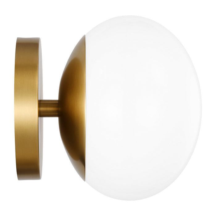 Myhouse Lighting Visual Comfort Studio - EV1011BBS - One Light Wall Sconce - Lune - Burnished Brass