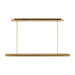 Myhouse Lighting Visual Comfort Studio - KC1091BBS - LED Linear Chandelier - Carson - Burnished Brass