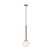 Myhouse Lighting Visual Comfort Studio - KP1141BBS - One Light Pendant - Nodes - Burnished Brass