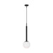 Myhouse Lighting Visual Comfort Studio - KP1141MBK - One Light Pendant - Nodes - Midnight Black