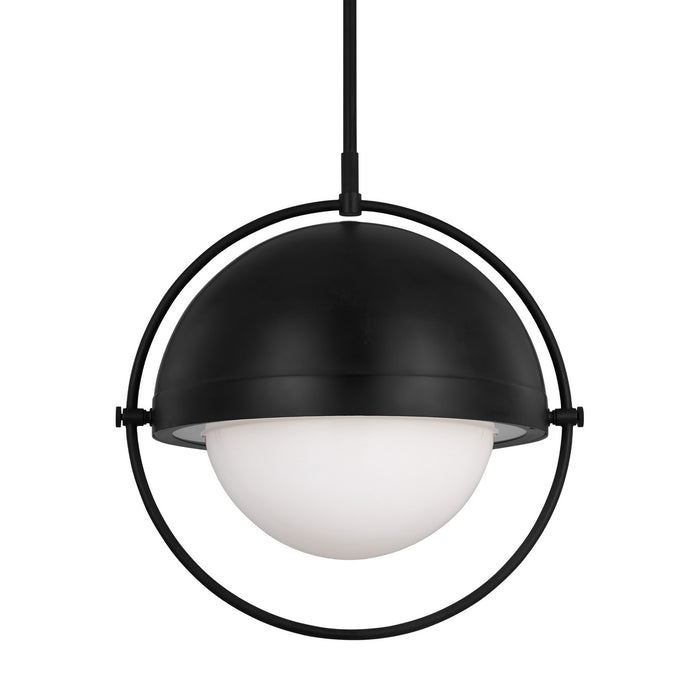 Myhouse Lighting Visual Comfort Studio - TP1111AI - One Light Pendant - Bacall - Aged Iron