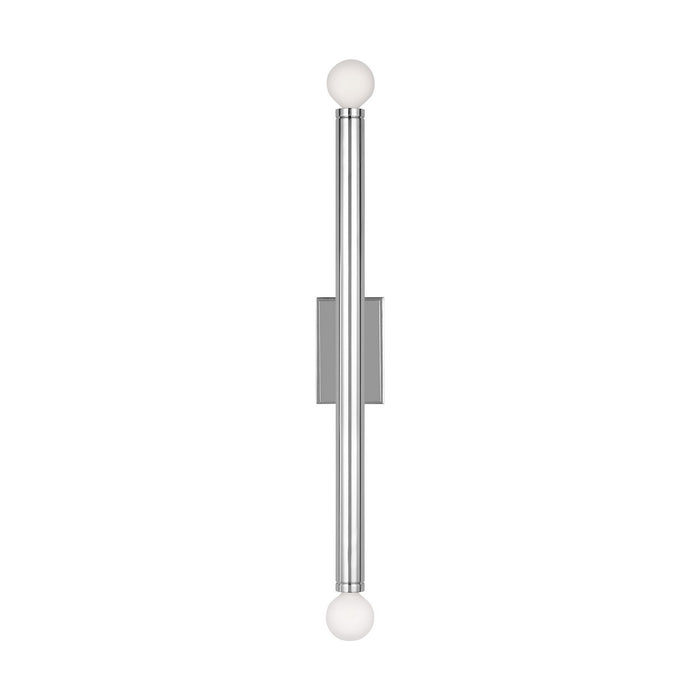 Myhouse Lighting Visual Comfort Studio - TW1132PN - Two Light Wall Sconce - Beckham Modern - Polished Nickel