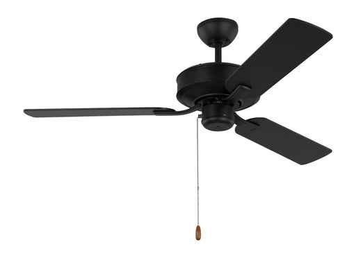 Myhouse Lighting Generation Lighting - 3LD48MBK - 48'' Ceiling Fan - Linden - Midnight Black