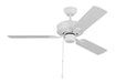 Myhouse Lighting Generation Lighting - 3LD48RZW - 48'' Ceiling Fan - Linden - Matte White