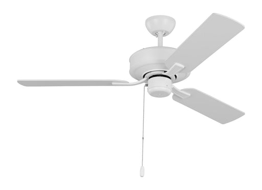 Myhouse Lighting Generation Lighting - 3LD48RZW - 48'' Ceiling Fan - Linden - Matte White