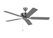 Myhouse Lighting Generation Lighting - 5LD52BS - 52'' Ceiling Fan - Linden - Brushed Steel