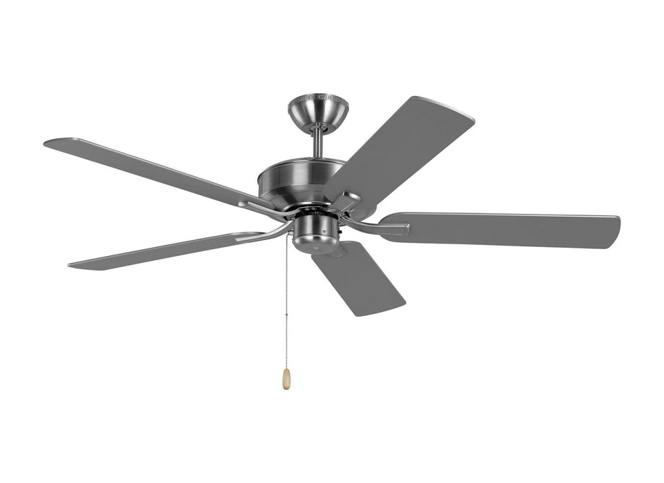 Myhouse Lighting Generation Lighting - 5LD52BS - 52'' Ceiling Fan - Linden - Brushed Steel