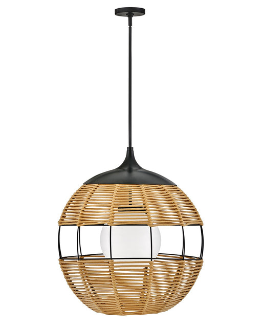 Myhouse Lighting Hinkley - 19675BK-NAT - LED Hanging Lantern - Maddox - Black