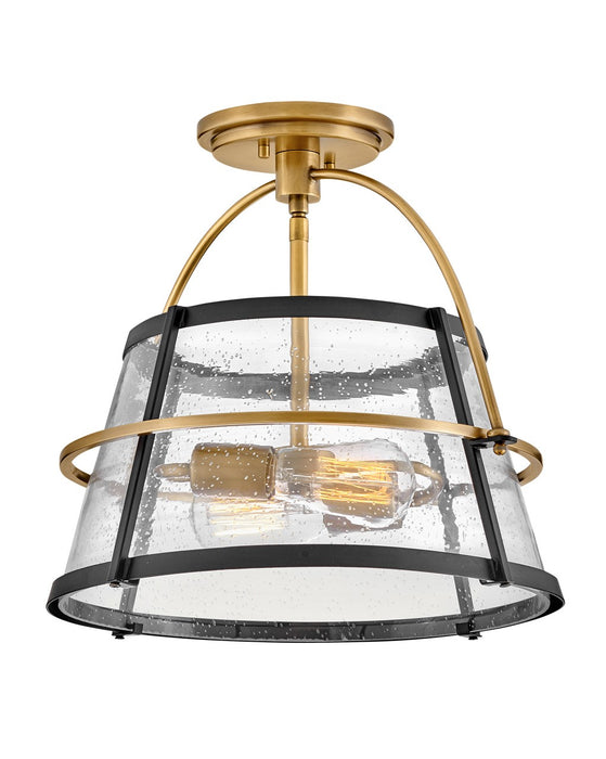 Myhouse Lighting Hinkley - 38111HB - LED Semi-Flush Mount - Tournon - Heritage Brass