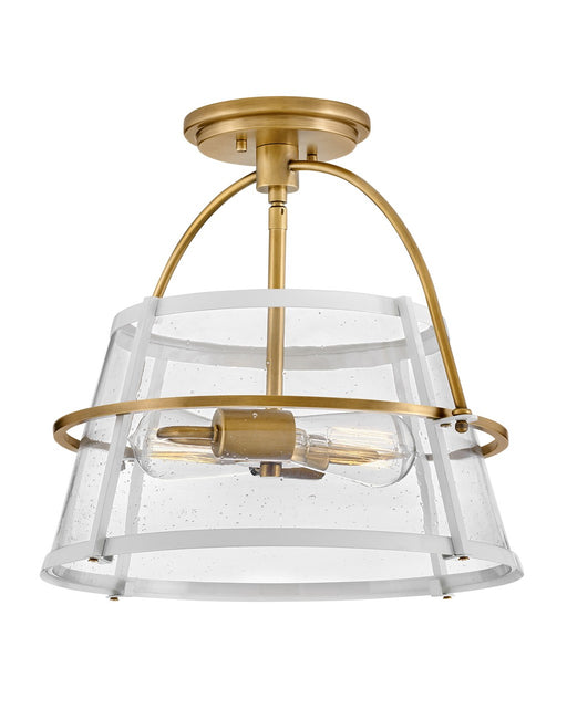 Myhouse Lighting Hinkley - 38111HB-PT - LED Semi-Flush Mount - Tournon - Heritage Brass