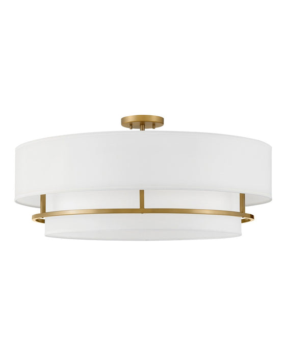 Myhouse Lighting Hinkley - 38895LCB - LED Semi-Flush Mount - Graham - Lacquered Brass