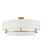 Myhouse Lighting Hinkley - 38895LCB - LED Semi-Flush Mount - Graham - Lacquered Brass