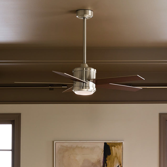 Myhouse Lighting Kichler - 300048BSS - 48"Ceiling Fan - Brahm - Brushed Stainless Steel