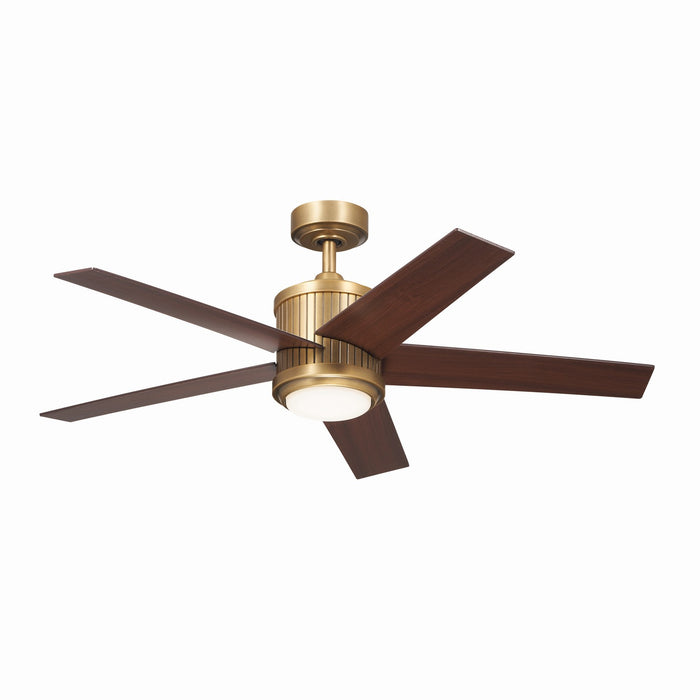 Myhouse Lighting Kichler - 300048NBR - 48"Ceiling Fan - Brahm - Natural Brass