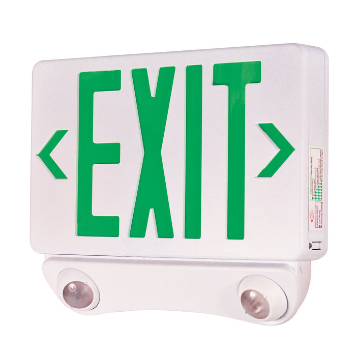 Myhouse Lighting Nora Lighting - NEX-730-LED/G - LED Combo , Adj LED Heads G - Exit - White