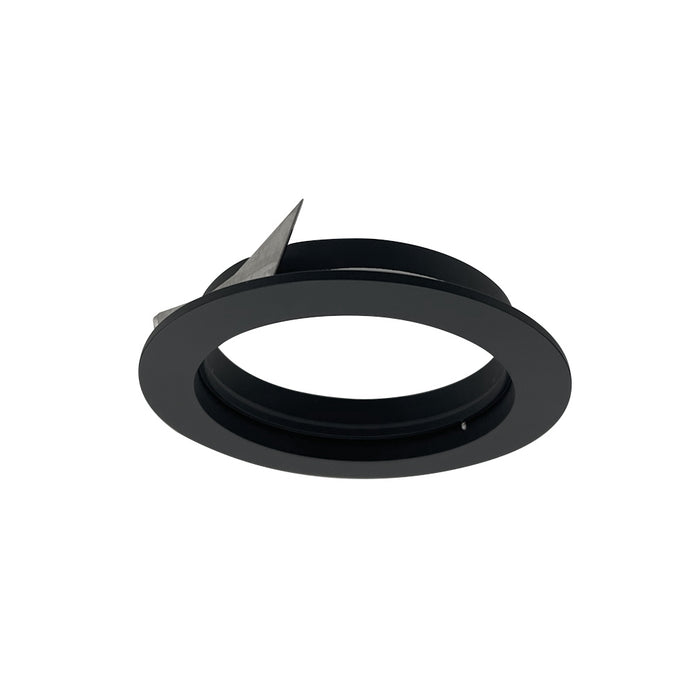 Myhouse Lighting Nora Lighting - NIO-4PRTFABB - Trimless to Flanged Converter Accessory - Rec Iolite - Black