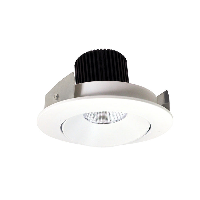 Myhouse Lighting Nora Lighting - NIO-4RC35XMPW/10 - 4" Adj. Round Cone Regressed - Rec Iolite - Matte Powder White Reflector / Matte Powder White Flange
