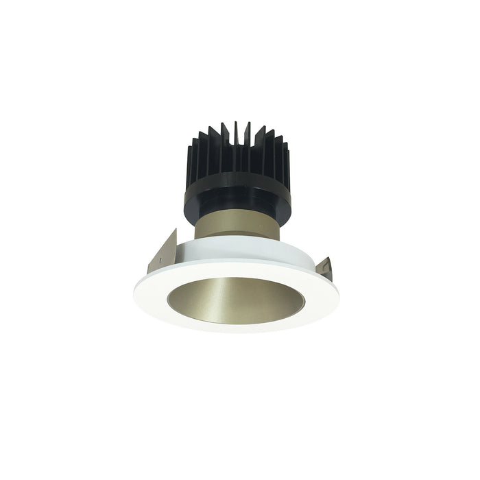 Myhouse Lighting Nora Lighting - NIO-4RNDC30XCHMPW/HL - Reflector Non-Adjustable Trim - Rec Iolite - Champagne Haze Reflector / Matte Powder White Flange
