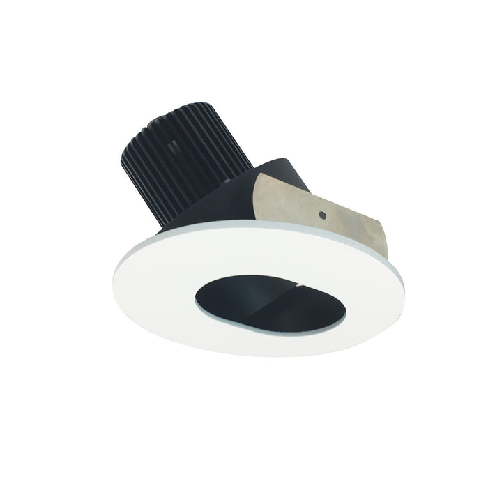 Myhouse Lighting Nora Lighting - NIO-4RSL27QBMPW - LED Adjustable Slot Aperture - Rec Iolite - Black Slot Aperture / Matte Powder White Flange