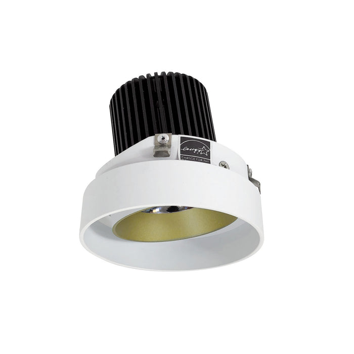 Myhouse Lighting Nora Lighting - NIO-4RTLA30QCHMPW - LED Trimless Adjustable - Rec Iolite - Champagne Haze Adjustable / Matte Powder White Reflector