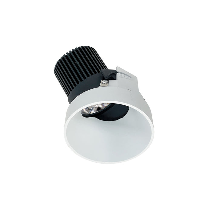 Myhouse Lighting Nora Lighting - NIO-4RTSLA35QMPW - LED Trimless Adjustable Slot - Rec Iolite - Matte Powder White