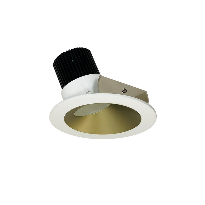Myhouse Lighting Nora Lighting - NIO-4RW30XCHMPW/10 - LED Wall Wash - Rec Iolite - Champagne Haze Reflector / Matte Powder White Flange