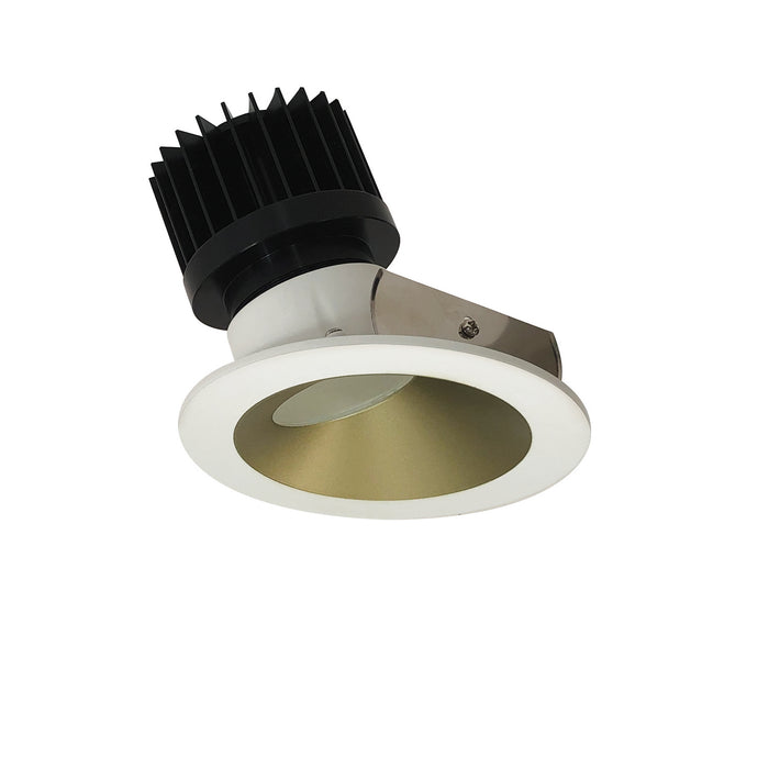 Myhouse Lighting Nora Lighting - NIO-4RW40XCHMPW/HL - LED Wall Wash - Rec Iolite - Champagne Haze Reflector / Matte Powder White Flange