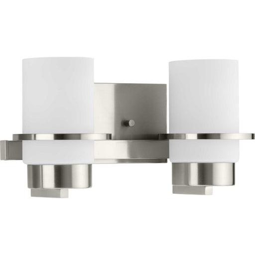 Myhouse Lighting Progress Lighting - P300414-009 - Two Light Vanity - Reiss - Brushed Nickel