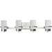 Myhouse Lighting Progress Lighting - P300416-009 - Four Light Vanity - Reiss - Brushed Nickel