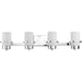 Myhouse Lighting Progress Lighting - P300416-015 - Four Light Vanity - Reiss - Polished Chrome