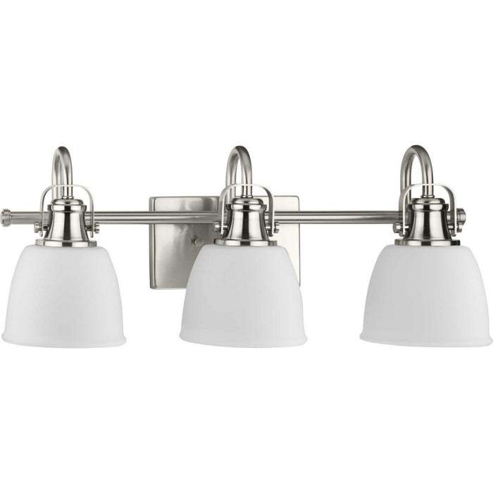 Myhouse Lighting Progress Lighting - P300428-009 - Three Light Vanity - Preston - Brushed Nickel