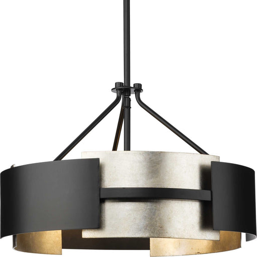 Myhouse Lighting Progress Lighting - P350203-31M - Three Light Semi Flush Mount - Lowery - Matte Black