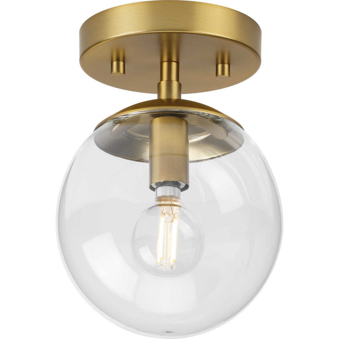 Myhouse Lighting Progress Lighting - P350234-109 - One Light Flush Mount - Atwell - Brushed Bronze