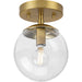 Myhouse Lighting Progress Lighting - P350234-109 - One Light Flush Mount - Atwell - Brushed Bronze