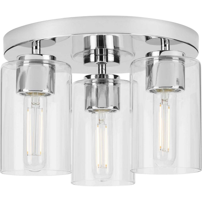 Myhouse Lighting Progress Lighting - P350237-015 - Three Light Flush Mount - Cofield - Polished Chrome