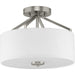 Myhouse Lighting Progress Lighting - P350239-009 - Two Light Semi Flush Mount - Goodwin - Brushed Nickel