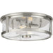 Myhouse Lighting Progress Lighting - P350253-009 - Two Light Flush Mount - Gilliam - Brushed Nickel