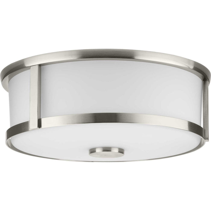 Myhouse Lighting Progress Lighting - P350254-009 - Two Light Flush Mount - Gilliam - Brushed Nickel