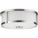 Myhouse Lighting Progress Lighting - P350254-009 - Two Light Flush Mount - Gilliam - Brushed Nickel