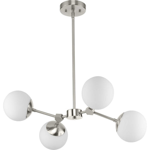 Myhouse Lighting Progress Lighting - P400307-009 - Four Light Chandelier - Haas - Brushed Nickel