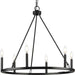 Myhouse Lighting Progress Lighting - P400313-31M - Six Light Chandelier - Gilliam - Matte Black