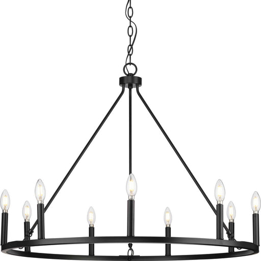 Myhouse Lighting Progress Lighting - P400314-31M - Nine Light Chandelier - Gilliam - Matte Black