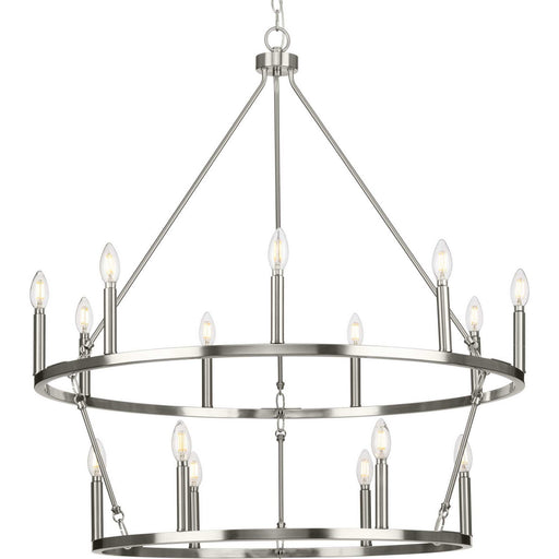 Myhouse Lighting Progress Lighting - P400315-009 - 15 Light Chandelier - Gilliam - Brushed Nickel