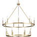 Myhouse Lighting Progress Lighting - P400315-163 - 15 Light Chandelier - Gilliam - Vintage Brass