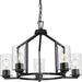 Myhouse Lighting Progress Lighting - P400316-31M - Five Light Chandelier - Goodwin - Matte Black