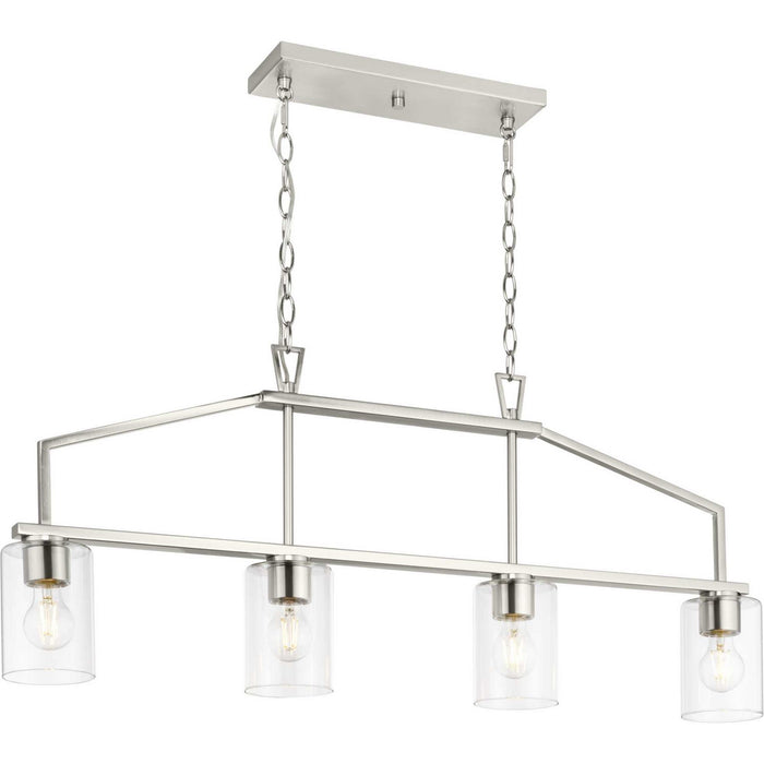 Myhouse Lighting Progress Lighting - P400317-009 - Four Light Island Pendant - Goodwin - Brushed Nickel